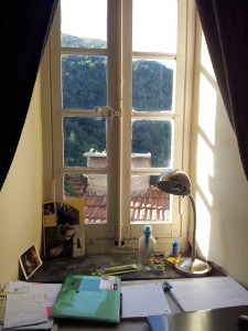 View from La Muse Writing Retreat in France